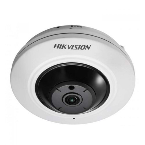 Hikvision DS-2CD2955G0-ISU 1.05mm 5MP Fisheye 180 Derece Balık Gözü IP Kamera (Sesli)