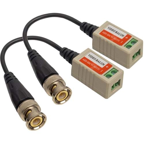 Rewel Bnc To Rj45 Video Balun + Power Konnektör 233042