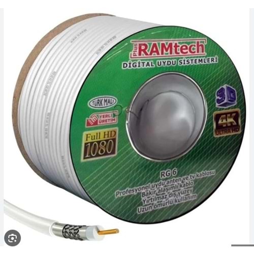 REWEL 64 TELLİ RG-6 UYDU ANTEN KABLOSU 100 METRE 241002
