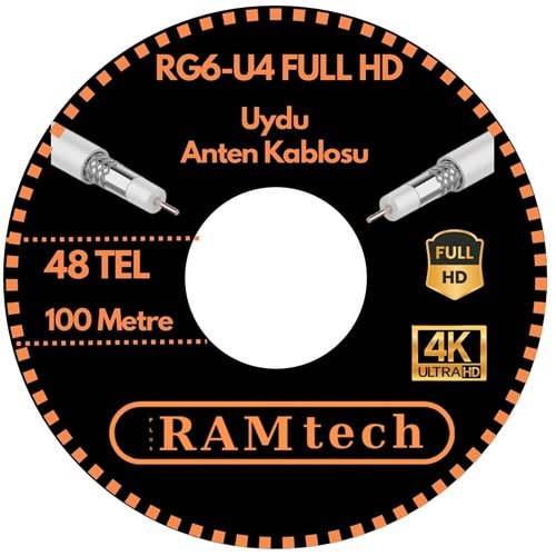 RAMtech RG-6/U UYDU ANTEN KABLOSU 100 METRE 48 tel 241008