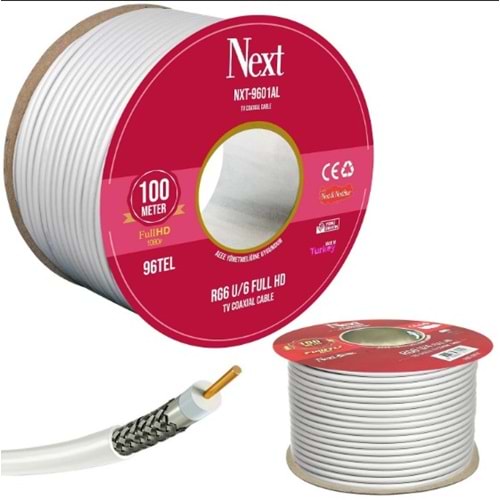 Next YE-9601 Rg6 U/6 Anten Kablosu 96 TEL 100 Metre 241094