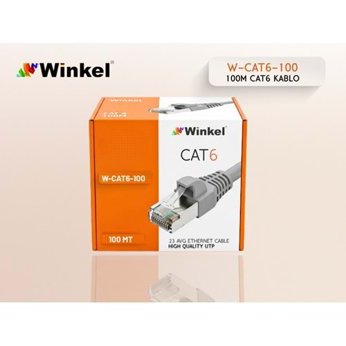 WİNKEL Cat 6 100 Metre Ethernet Network Kablosu 245038