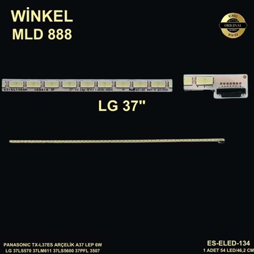 LG Slim Led Bar 37 inç 46,2 Cm 54 Ledli Tv Led Bar 284582- X5