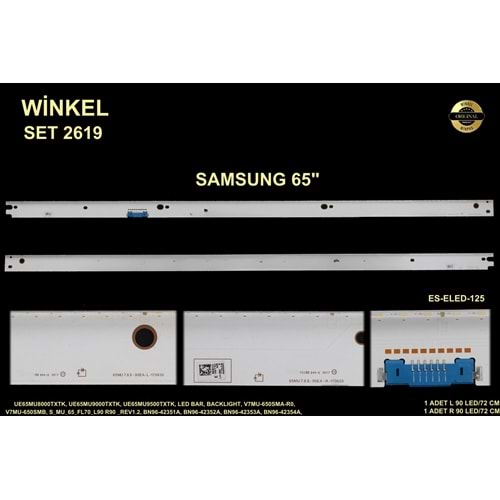 Samsung Slim Led Bar 65 inç 2 Li 2 x 72 Cm (L+R) 90 Ledli Tv Led Bar 284607 - W5