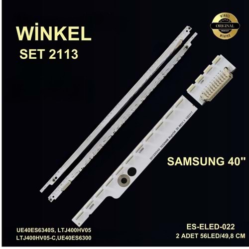 Samsung Slim Led Bar 40 inç 2 Li 49,8 Cm (L+R) 56 Ledli Tv Led Bar 284619 -W19