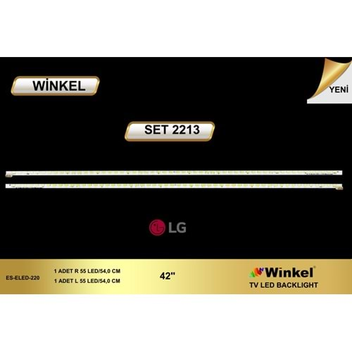 Lg Slim Led Bar 42 inç 2 Li Takım (L-R) 54 Cm 55 Ledli Tv Led Bar SET 284719-Q15