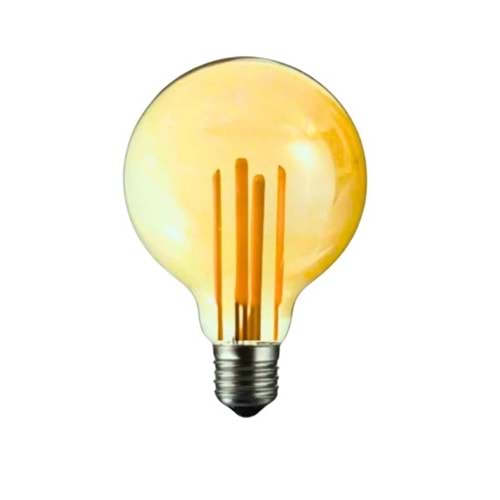 LedX G-95 4,5w E27 Rustik LED Filament Ampul 2700K 500 LM 311113