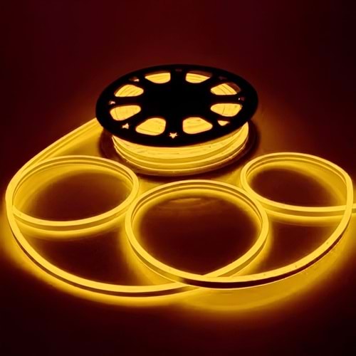 1 METRE AMBER RENK NEON LED 12 VOLT 6X12 İÇ VE DIŞ MEKAN UYUMLU İSTEDİĞİNİZ METRE ALABİLİRSİNİZ