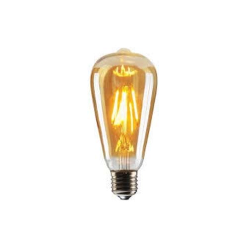 Rutter 6W RT-11203 Rustik Led Ampul ST64 6W 600lm E27 313114