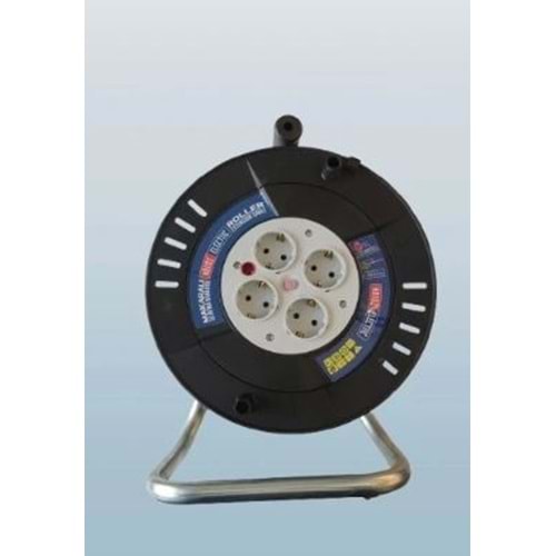 Horoz 15 Metre kablolu spin 3x1,5 mm Kablo Makara Seyyar 325044