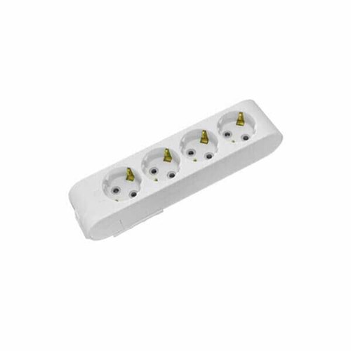 Horoz Deco 4'lü Topraklı Grup Priz Klemensli 325103