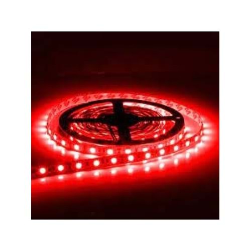 KIRMIZI RENK 5 METRE ÜÇ ÇİPLİ ŞERİT LED İç Mekan 40X40 60 Led 331021