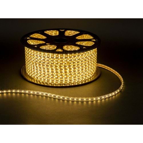 Metrede 120 ledli 1 METRE GÜNIŞIĞI RENK 220 VOLT İÇ VE DIŞ MEKAN UYUMLU ŞERİT LED
