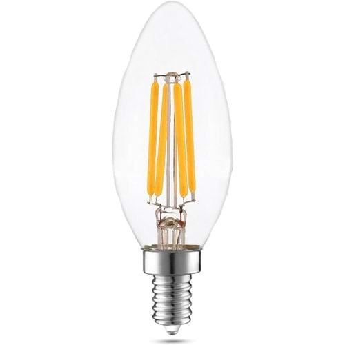 ZMR BUJİ E14 4W AMBER C35 RUSTİK LED AMPUL 2200K 310LM ZMR-138 333176