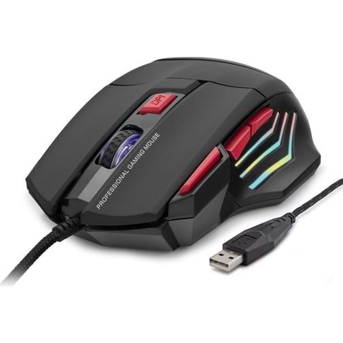 Novator N100 Kablolu Oyun USB Ledli Mouse 411030