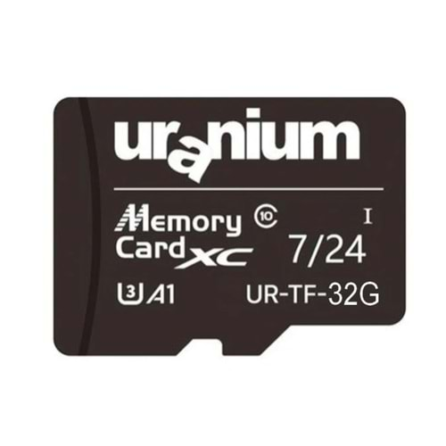 Uranium 32 GB UR-TF-32G Micro SD Card 7/24 Surveillance 90/50 MBS Hafıza Kartı 423024