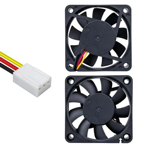 REWEL PM-7766 Fırçasız DC Fan 70x70x15mm 12 Volt 3 Pin (Seri 1) 441052
