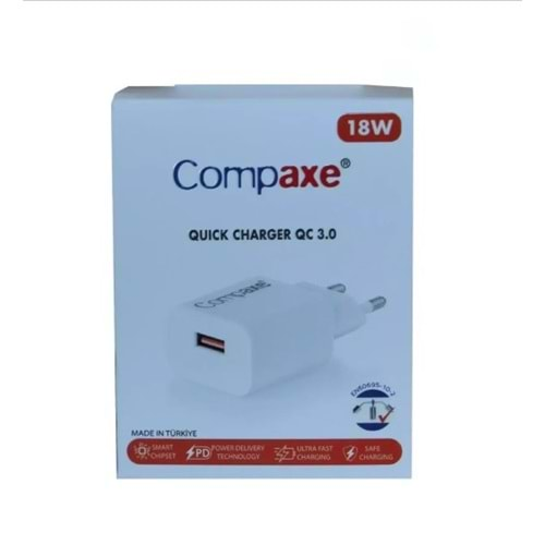 Compaxe Cta-150Qc Qc 3.0 18W Usb Ev Şarj Başlığı 521031