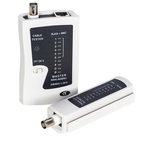 Powermaster PM-8284 Profesyonel RJ45 -BNC Network Test Cihazı 640060