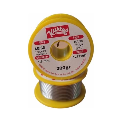 Kurtel Lehim Teli 1,6mm 200 gr 651024