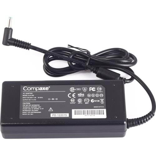 COMPAXE CLH-361 HP 90W 19.5V 4.62A 4.5*3.0 İĞNELİ LAPTOP Adaptör 662104