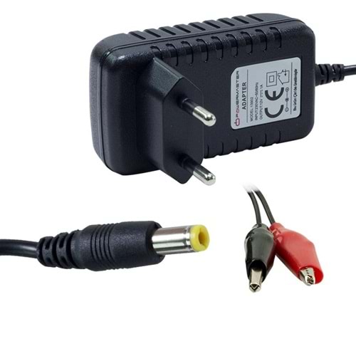 AKÜ ŞARJ ADAPTÖRÜ 12 VOLT 2,5 AMPER 664006