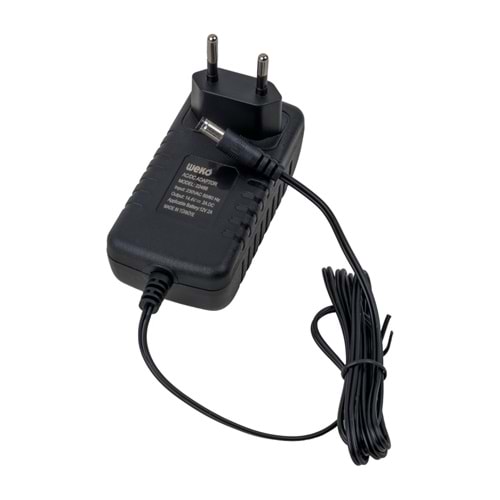 14.4 Volt - 2 Amper 5.5*2.5 Uçlu Akü Şarj Cihazı 664014
