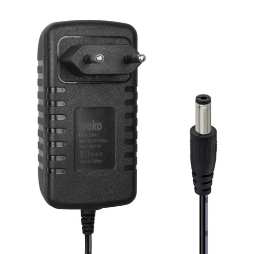 36 Volt - 1 Amper 5.5*2.5 Mm Uçlu Priz Tipi Adaptör 664025