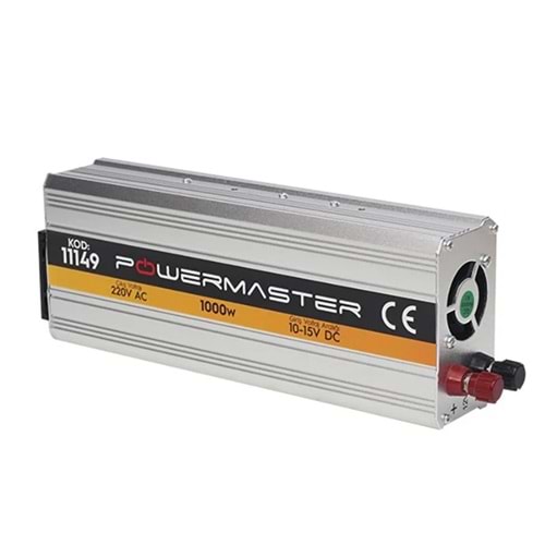 PowerMaster PM-11149 12 Volt - 1000 Watt Modifiye Sinüs İnverter 755053