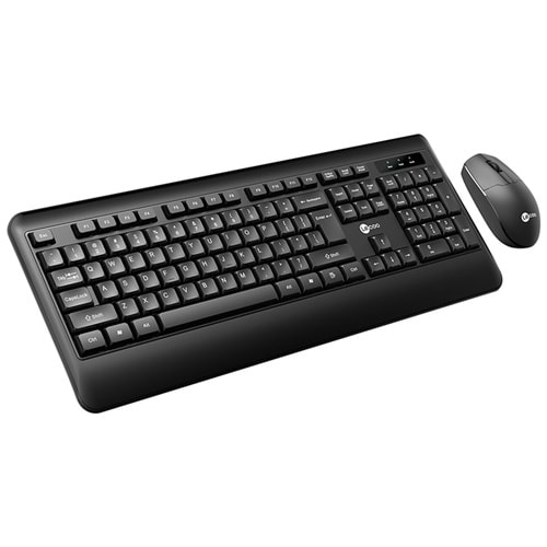 Lenovo Lecoo KW202 Kablosuz Q Klavye - Mouse Set Siyah 755130