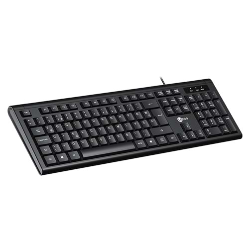 Lenovo Lecoo KB101 USB Kablolu Siyah Türkçe F Klavye (Numpadli) 755132