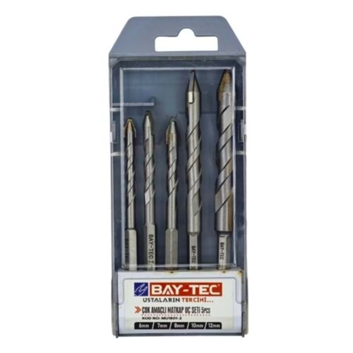 Bay-Tec Çok Amaçlı Matkap Ucu Seti 5li MU1801-2 924126