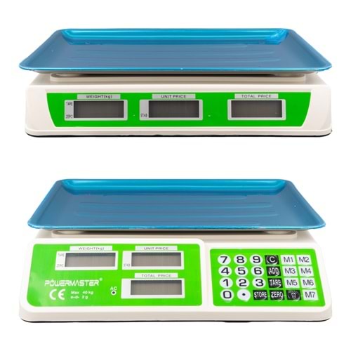 40 KG ELEKTRONİK DIGITAL TERAZİ (2 GR HASSASİYET)
