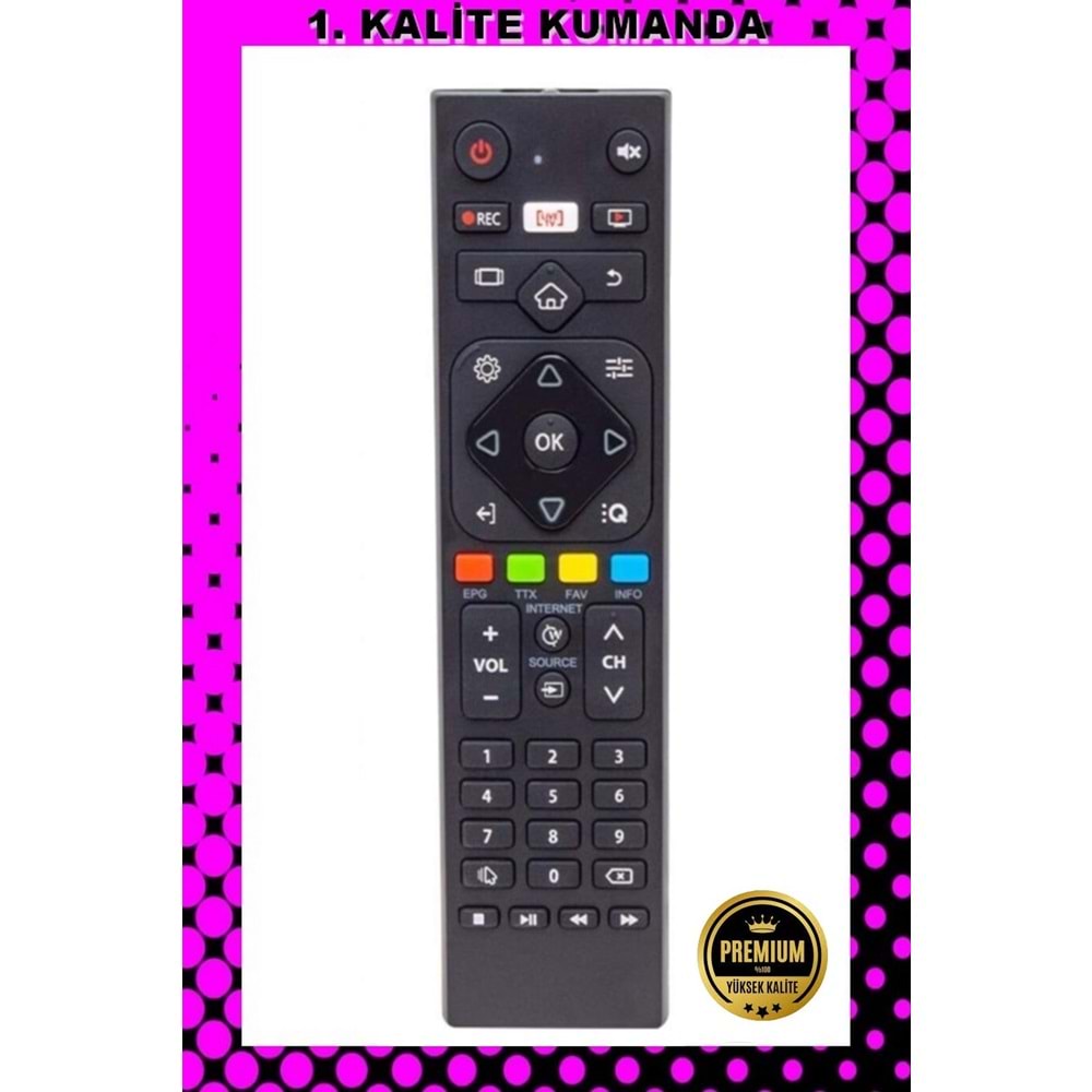 1.KALİTE KUMANDA --Maza-Mapp 1178 Sunny Live Tv Tuşlu Lcd Led Tv Kumandası 125107 EE6