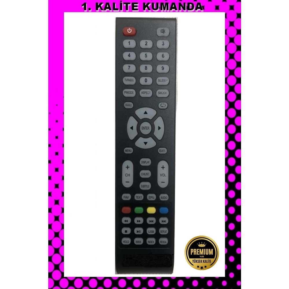 1.KALİTE KUMANDA --Maza-Mapp 2122 Awox Lcd Led Tv Kumandası 125109 EF9