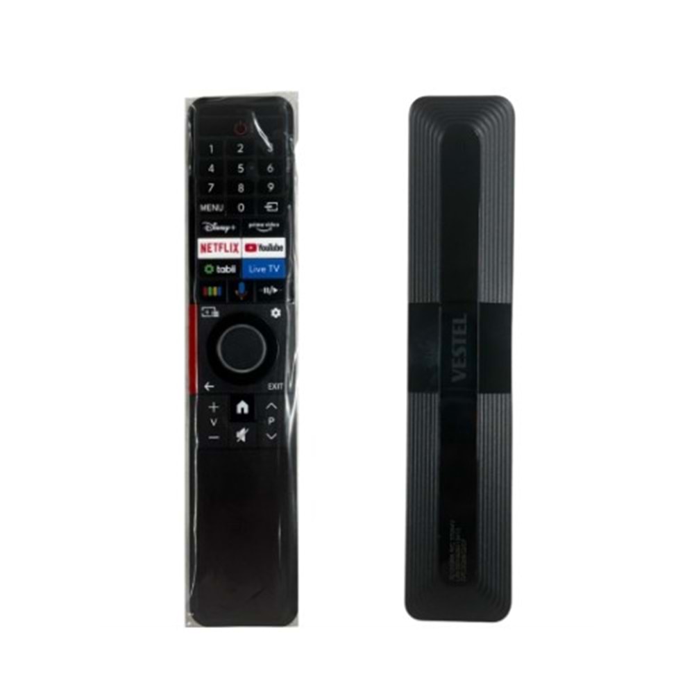 Vestel Uyumlu Tabii LİVE TUŞLU Google Play Tuşlu LED TV Kumandası Ses Komutlu (1400) 125252