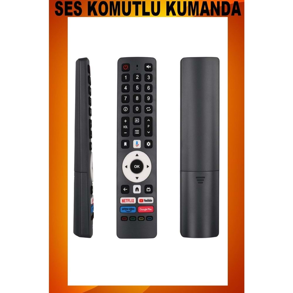 UZAKTAN KUMANDA - UYUMLU MODELLER SES KOMUTLU MİKROFONLU Maza-Mapp 1358BT Botech Android Ses Komutlu Tv Kumandası 125259
