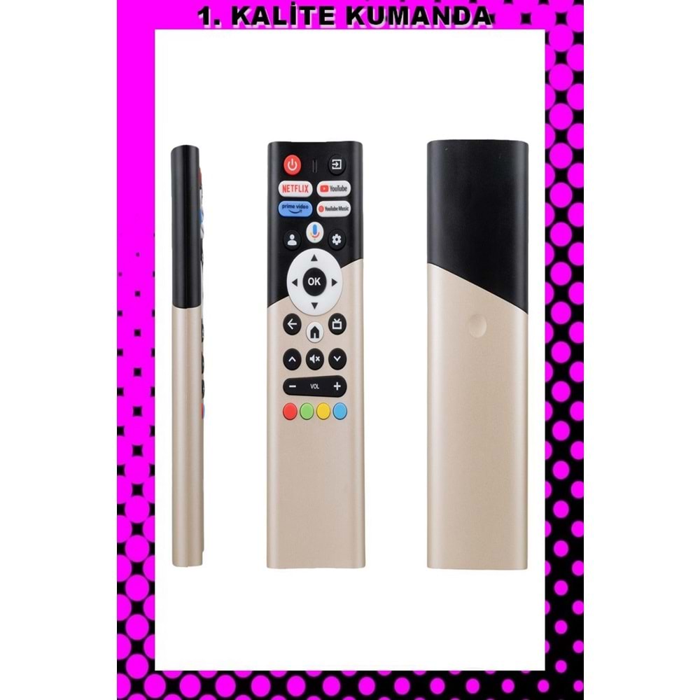 UZAKTAN KUMANDA - UYUMLU MODELLER 1.KALİTE KUMANDA --Maza-Mapp 1377 Dijitsu Ses Komutsuz 4k Smart Led Tv Kumandası 125261