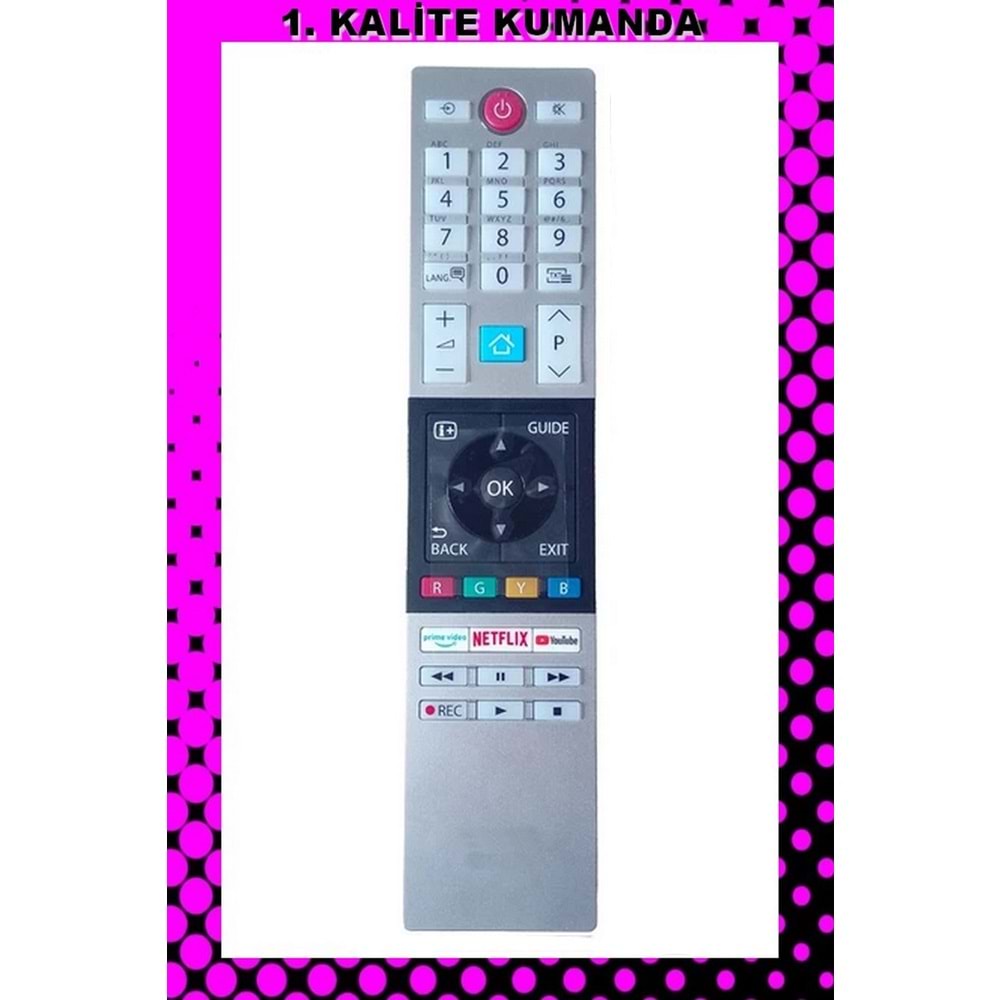 UZAKTAN KUMANDA - UYUMLU MODELLER 1.KALİTE KUMANDA --Maza-Mapp 1203 Toshiba Lcd-Led Tv Kumandası (8543) 125282