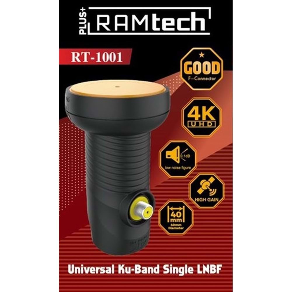 RAMTECH RT-1001 Tekli Lnb Full Hd 4K Uyumlu 140027
