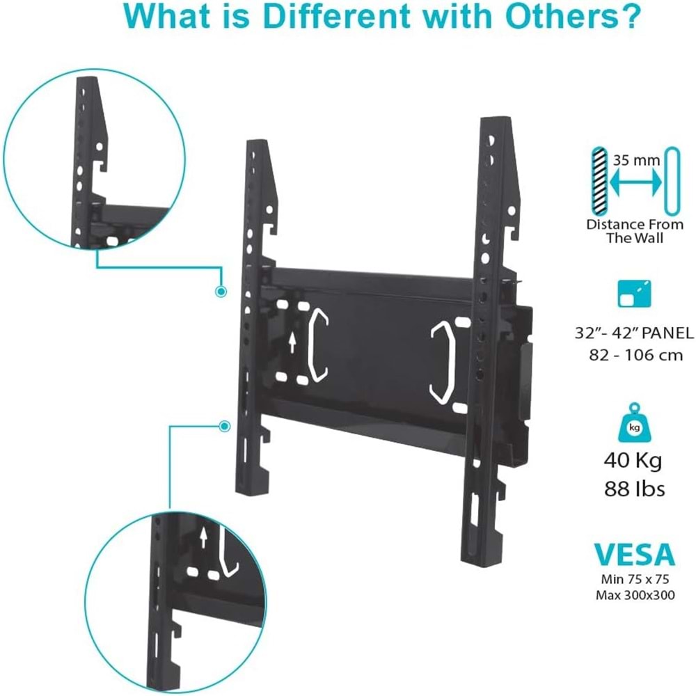 BOTECH BS-3242 GENİŞ KASA 32