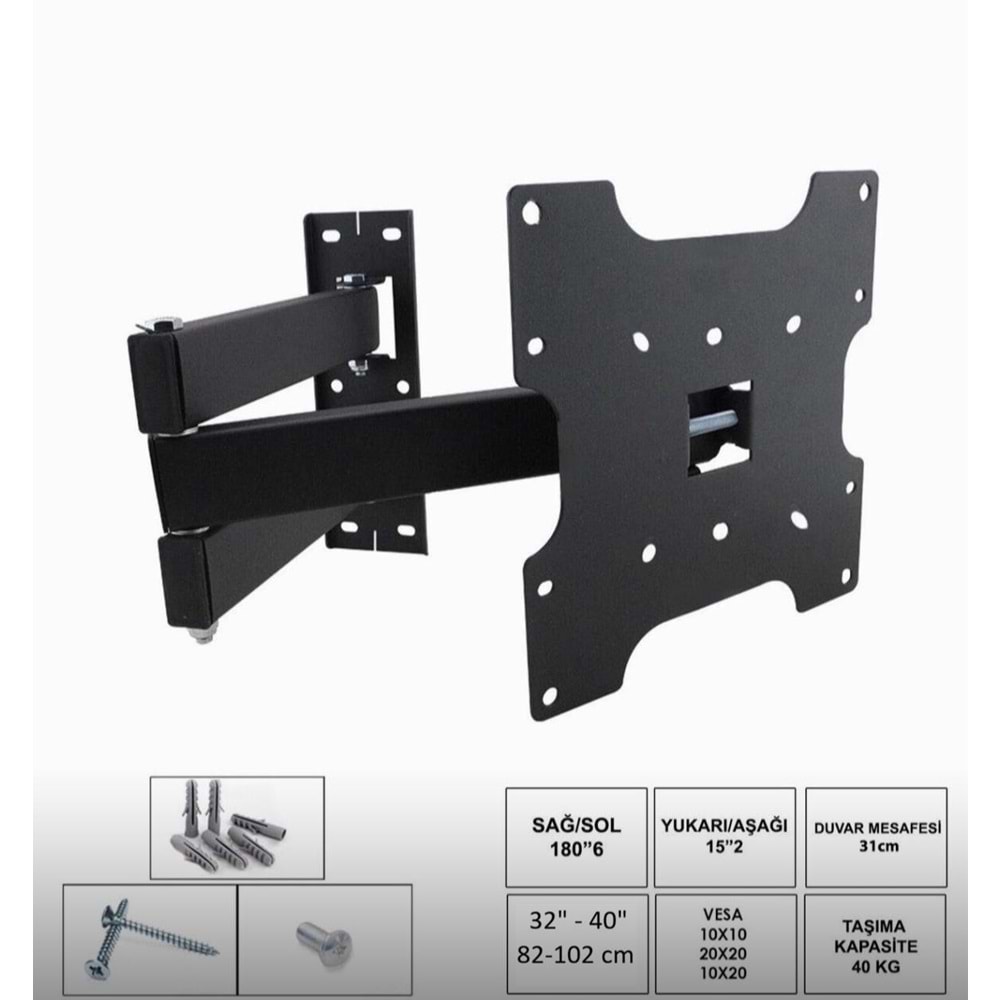 TEKİNİX 32KH HAREKETLİ ÇİFT KOLLU 32