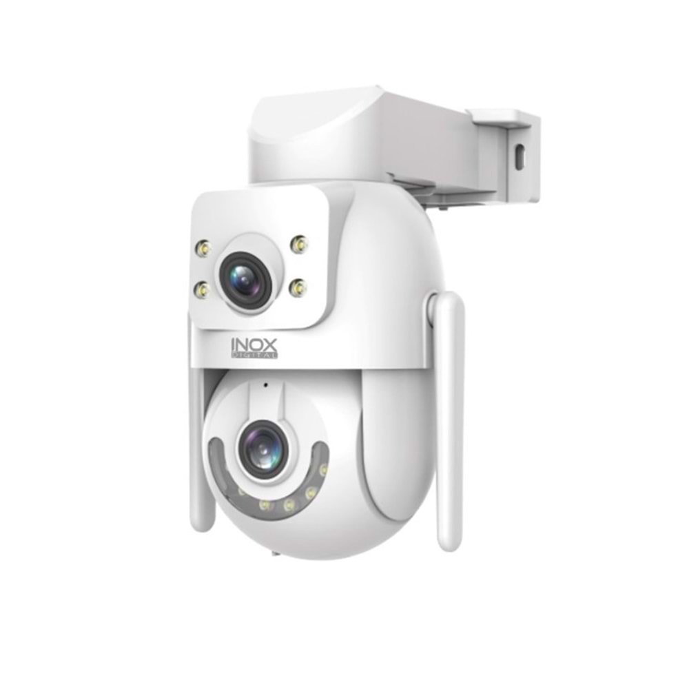 INOX X116 3+2 MP 2 Kameralı Akıllı Wi-Fi Güvenlik Kamerası (1 Sabit + 1 PTZ – IP66) 231178