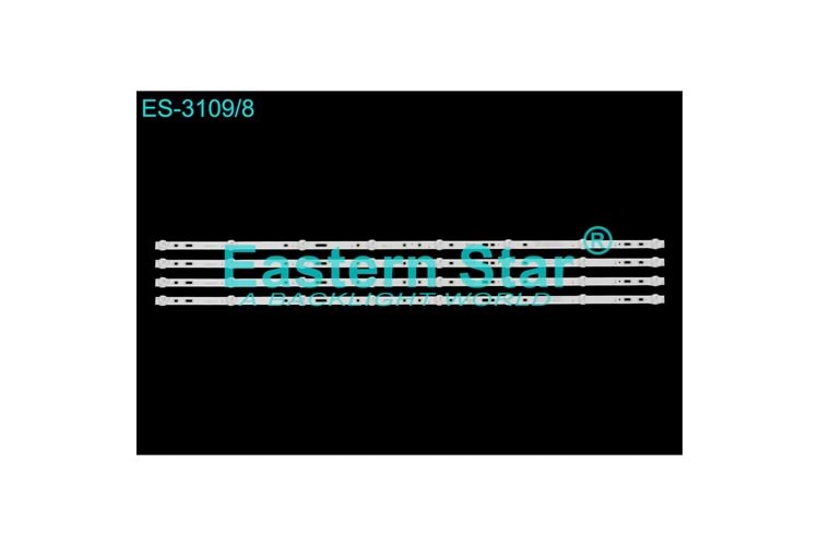 Yumatu 39 inç Tv LED BAR inç 4 lÜ takım 8m 4x75cm uyumlu tv kodları SJ.YM.D3900402-2835HS-M 1.14.MD390028 284197-H5