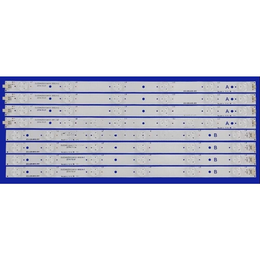 TV LEDBAR - Uyumlu modeller Awox Tv LED BAR 40 inç 8 li Takım 4 X 37,7 CM A 6 Mercek 4 X 37,4 CM B 6 Mercek 284472-O7