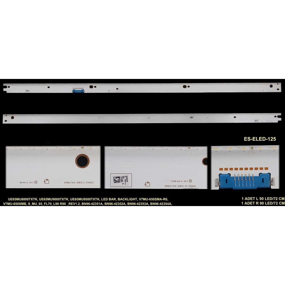 Samsung Slim Led Bar 65 inç 2 Li 2 x 72 Cm (L+R) 90 Ledli Tv Led Bar 284607 - W5