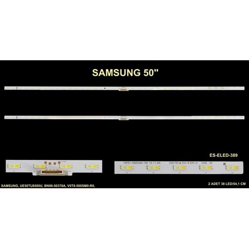 TV LEDBAR - Uyumlu modeller Samsung Slim Led Bar 50 inç 2 Li Takım (L-R) 54,1 Cm 38 Ledli 284708-Q10