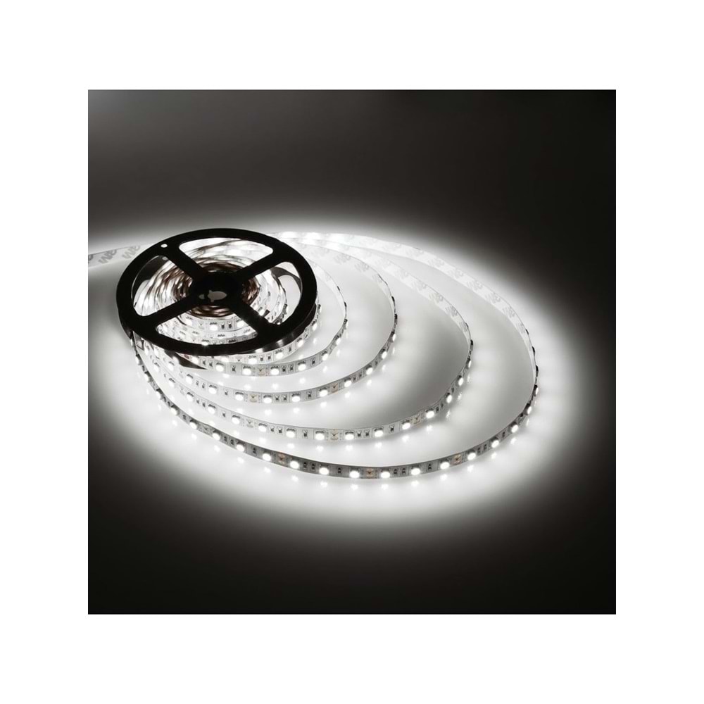 BEYAZ IŞIK 5 METRE ÜÇ ÇİPLİ ŞERİT LED İç Mekan 40X40 60 Led 331012