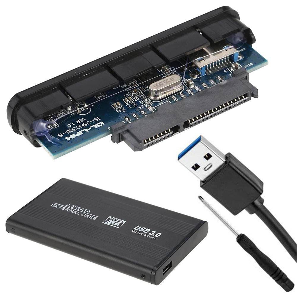 2.5'' USB-A 3.0 Harici Sata Harddisk Kutusu Alüminyum 442101