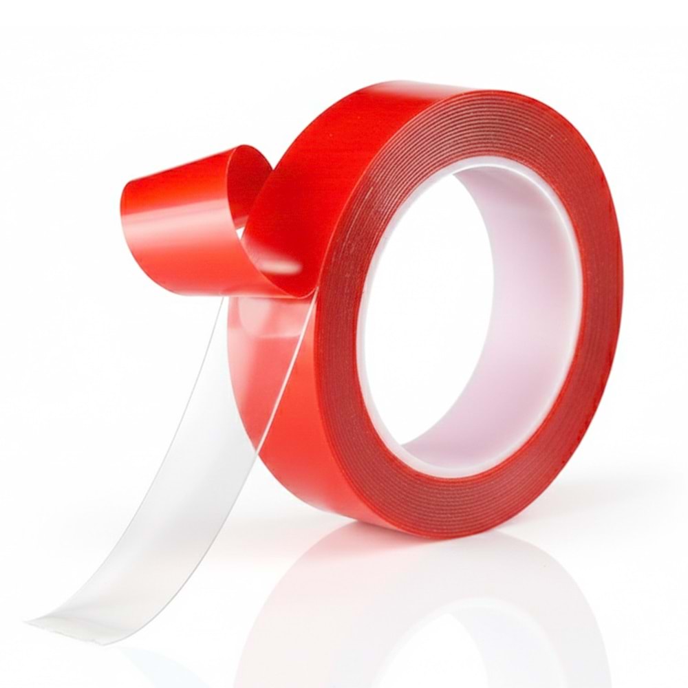 19MM 2 Metre VHB Şeffaf Akrilik Silikonlu Esnek Çift Taraflı Bant (OGS Bantı)